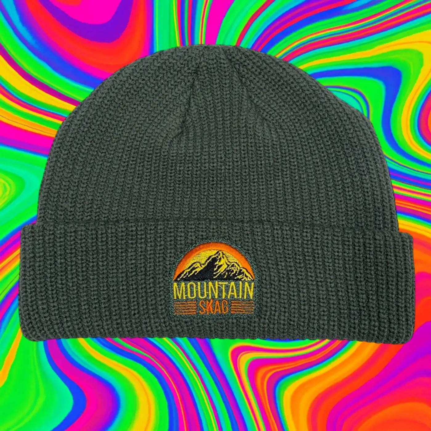 bush bash green mountainskag beanie