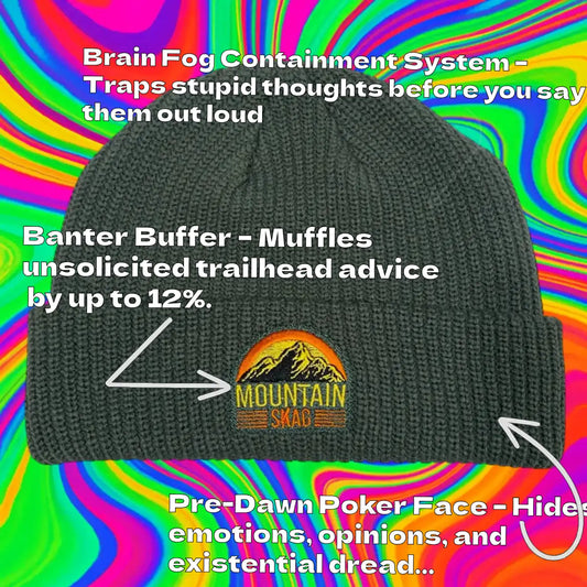 features of a bush bash mountainskag beanie